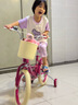 奧仕龍x迪士尼聯(lián)名自行車兒童3-6歲小孩單車4-8歲公主款兒童自行車 正版-草莓熊【后座款】禮包 16寸 適合100-120cm 曬單實拍圖