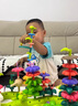 迪悠然插花積木花園玩具3-6歲兒童大顆粒diy拼裝積木禮盒男女孩生日禮物 DIY拼裝插花積木【42片彩盒裝】 曬單實拍圖