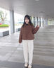 波司登輕薄羽絨服女短款90絨連帽菱格保暖外套B250135316 曬單實拍圖
