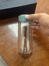 水宜生純鈦玻璃杯雙層防燙抗菌鵝蛋杯便攜抑菌高檔泡茶杯水晶杯子禮盒裝 鈦晶銀300ml 曬單實拍圖