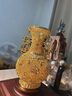 同歡福非遺花絲花瓶銅擺件工藝品家居客廳玄關辦公室桌面裝飾品喬遷送禮 花絲花瓶 曬單實拍圖