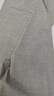嘉福祥新款色紡彈力西裝面料春秋精紡西服褲子裙子職業(yè)套裝純色微彈布料 610#淺灰色   1米價(jià)格 曬單實(shí)拍圖