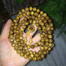 九道一正宗金絲楠木手串檀香木四川拆房老料帝王龍膽滿波紋烏木佛珠 0.8*108顆 精品水波 曬單實拍圖