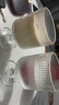 豎紋玻璃高腳杯酸奶冰淇淋杯子高顏值咖啡杯紅酒杯 豎紋高腳杯 200ml 2只 曬單實(shí)拍圖