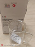 雅集耐熱玻璃杯大容量男女辦公家用豪飲杯1000ml帶印花lucky day水杯 曬單實(shí)拍圖