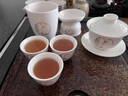 豹霖德化羊脂玉茶具功夫套裝中式輕奢茶盞茶杯辦公室白瓷茶壺蓋碗套組 石盤(pán)+10頭羊脂玉-蓋碗-中式窗花 無(wú)規(guī)格 曬單實(shí)拍圖