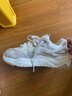 FILA 斐樂山丘鞋厚底鞋女鞋復(fù)古運(yùn)動鞋秋戶外休閑老爹鞋 棉花糖/樸色-MA 37.5 曬單實拍圖