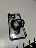 米獅【自帶鏡頭膜】蘋(píng)果15promax手機殼磁吸支架iphone15透明高級感14pro鏡頭全包13 【暗夜紫】帶鏡頭膜 氣囊防摔 高 iphone15 曬單實(shí)拍圖