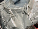 太平鳥男裝 休閑襯衫秋季寬松針織提花抗皺斯文時尚襯衫 灰綠色（寬松） L 曬單實拍圖