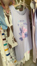 愛慕兒童A類中性寶寶嬰兒衣服長背心2件裝打底內(nèi)衣男女棉/莫代爾吸濕透氣 【莫】甜美恐龍AB1118361 90 曬單實(shí)拍圖
