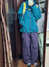 IZEXX美式戶(hù)外男士沖鋒工裝防潑水山系傘兵寬松運(yùn)動(dòng)休閑褲IZ92草甸紫L 曬單實(shí)拍圖