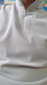 布先生立領(lǐng)字母印花T恤男夏季拉鏈門襟設(shè)計(jì)撞色運(yùn)動(dòng)機(jī)能風(fēng)短袖衫AT16069 云霧灰 M (170) 曬單實(shí)拍圖