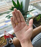 仙緣黃金戒指實(shí)心金戒指999足金發(fā)福財(cái)活口男戒子送男友老公生日禮物 黃金活口實(shí)心約2.54克配證書(shū) 曬單實(shí)拍圖
