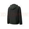 阿迪達(dá)斯 （adidas）春夏季薄外套運(yùn)動(dòng)服梭織連帽拉鏈上衣JN8451 黑色  L  曬單實(shí)拍圖
