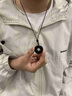 老鳳祥黑曜石貔貅平安扣吊墜項鏈男士高級感男朋友生日送情人節(jié)禮物男友 【京速達(dá)】黑曜石貔貅平安扣項繩【品牌禮盒】 曬單實拍圖