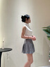 夢特嬌莫代爾棉吊帶背心女內(nèi)搭薄款緊身內(nèi)衣無袖打底衫半高領(lǐng)上衣四季款 曬單實拍圖