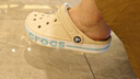 crocs卡駱馳貝雅卡駱班洞洞鞋|205089 冬日白/彩色-1LI 36/37(220mm) 曬單實(shí)拍圖