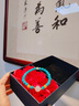 銀千惠925銀蓮花手鏈女士和田玉時尚手串飾品紀念情人節(jié)生日禮物送女友 清蓮趣手串+商家配送/代寫賀卡 生日禮物/紀念日禮物 曬單實拍圖
