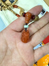 今古樓孤品 收藏級星月菩提老陳籽8*10mm108顆搭配南紅吊墜佛珠手鏈 J1501（6*8mm） 曬單實拍圖