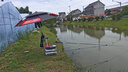 野營(yíng)者釣魚(yú)傘包防水折疊竿包一體漁具收納包傘袋魚(yú)竿包桿包收納袋 數碼印升級加厚《有底+帶側兜》 曬單實(shí)拍圖