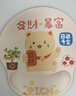 靈蛇（LINGSHE)卡通護(hù)腕鼠標(biāo)墊動漫硅膠枕腕托辦公可愛游戲電腦鼠標(biāo)墊護(hù)腕加厚女生桌墊  發(fā)財暴富 H51 曬單實拍圖