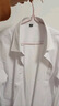 貓人襯衫男長袖商務(wù)職業(yè)正裝男士白襯衫工裝外套休閑襯衣男 白色 3XL  曬單實拍圖