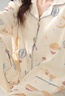 浪莎睡衣女100%純棉月子服春秋季帶胸墊可調(diào)節(jié)腰圍家居服可外穿套裝 曬單實(shí)拍圖