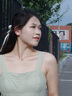 心草小蠻腰銀項鏈女簡約網紅彩金鎖骨鏈時尚飾品玫瑰金吊墜520禮物 玫瑰金色 曬單實拍圖
