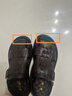 木林森木林森包頭真皮涼鞋男士2025夏季新款戶(hù)外穿司機開(kāi)車(chē)防滑沙灘鞋男 深棕色 運動(dòng)鞋碼，腳寬胖選大一碼 41 曬單實(shí)拍圖