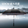 小魔長(zhǎng)柄雨傘超大號(hào)加固抗風(fēng)男士高端商務(wù)雨傘黑色可定制 曬單實(shí)拍圖