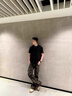 卡圖弛美式高街設計感迷彩褲子男夏季潮流復古直筒hiphop微喇工裝牛仔褲 迷彩 XL 曬單實拍圖
