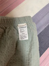 babylove嬰兒防蚊褲夏季薄款純棉紗布透氣寬松休閑褲男女寶寶時尚百搭褲子 天青綠 110 曬單實拍圖