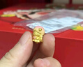 周大生腕美黃金轉(zhuǎn)運(yùn)珠足金小惡魔愛神硬金熒光琺瑯手鏈生日禮物送女友 小愛神轉(zhuǎn)運(yùn)珠-1.15g【不配繩,介意慎拍】 贈品牌常規(guī)禮盒包裝 曬單實拍圖