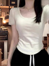 婷美（GRACEWELL）無痕背心式粉底液內(nèi)衣夏季輕薄美背一體式小胸聚攏無鋼圈QS 曬單實(shí)拍圖
