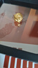 周六福黃金轉(zhuǎn)運(yùn)珠女金豬紅繩手鏈七夕情人節(jié)禮物定價AD174050金重約1.3g 曬單實(shí)拍圖