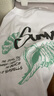 森馬（Semir）短袖T恤男海灘度假衣服撞色手繪印花2025夏上衣寬松109325100121 曬單實(shí)拍圖