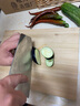 味家家用廚房抗菌防霉加厚實(shí)木竹菜板砧板可站立式粘板面板 36*25*1.8CM 曬單實(shí)拍圖