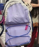迪紫兔mini兒童出游背包輕便戶(hù)外休閑雙肩包男女童幼兒園開(kāi)學(xué)小書(shū)包洋氣 灰紫色18*10*31 曬單實(shí)拍圖