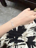 禮意久久施華洛世奇鋯穗穗平安銀手鏈女生日禮物女生七夕情人節(jié)禮物送女友 曬單實(shí)拍圖