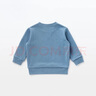 無印良品（MUJI）嬰童 柔軟毛圈 運動衫 衛(wèi)衣 套頭 兒童童裝 藍色 3S 90 曬單實拍圖