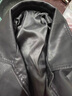 皮爾卡丹（pierre cardin）皮衣外套男春秋季2025新款韓版修身短款機車(chē)服黑色翻領(lǐng)男士皮夾克 黑色 XXL 曬單實(shí)拍圖