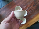 古德窯汝窯米黃六只裝家用功夫茶杯陶瓷喝茶盞小杯子陶瓷單杯茶具品茗杯 米黃《六杯裝》汝窯茶杯 曬單實(shí)拍圖