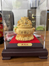南國璽承絨沙金聚寶盆擺件招財進(jìn)寶聚財客廳辦公室裝飾品喬遷開(kāi)業(yè)禮物高檔 絨沙金聚寶盆18*18*22.5CM 曬單實(shí)拍圖