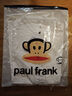 大嘴猴（paul frank）棉麻短袖T恤男夏季薄款polo翻領(lǐng)衫新款百搭寬松休閑五分袖上衣服 210白色【官方正品】 XL【建議130-145斤】 曬單實(shí)拍圖