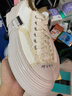 吳建豪余文樂(lè )同款增高帆布鞋夏季硫化腰果花厚底松糕乞丐鞋女半拖 白色 40 曬單實(shí)拍圖