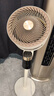 創(chuàng)維【全屋驅(qū)蚊】空氣循環(huán)扇家用電風(fēng)扇落地扇2025新款大風(fēng)量語音遙控輕音節(jié)能臥室小風(fēng)扇Q522 白咖色 曬單實(shí)拍圖