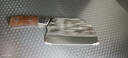 張小泉圓頭菜刀刀具家用正宗切菜切肉廚師專(zhuān)用刀鍛打錘紋魚(yú)頭刀鋒利掛鉤 砍切兩用一體防粘黏【斬切刀】 曬單實(shí)拍圖