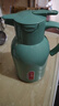 Debo 水壺紅膽玻璃家用保溫壺水杯茶壺暖水壺 綠色 1450ml 曬單實拍圖
