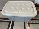 SPACEXPERT 衣物收納箱車載塑料整理箱帶輪外體積210L 80*58*46cm 灰色1個裝 曬單實拍圖