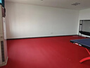 盛仕【乒乓球地膠】PVC運動地膠體育館球館專用防滑乒乓球場地膠墊 【乒乓球館專用】紅布紋4.5mm 曬單實拍圖
